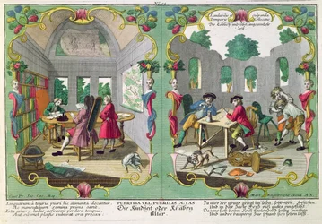 Bons et Mauvais enfants, début du XVIIIe siècle